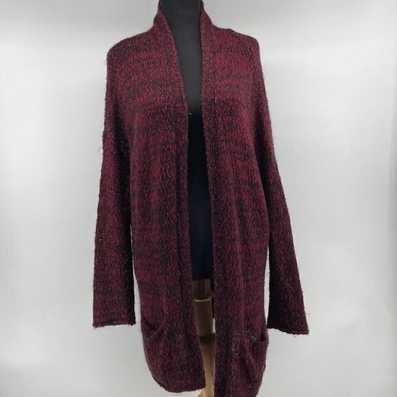 Aritzia talula NWT Open front cardigan Cotton mohair wool warm cozy sz M - Picture 2 of 10